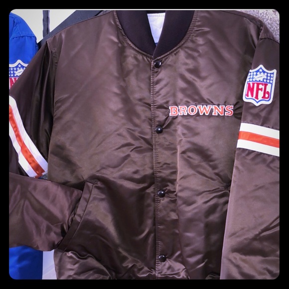 STARTER Jackets & Coats Cleveland Browns Vintage Starter Jacket Satin